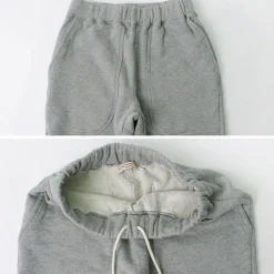 ROCOCO / Loopwheel knit sweatshirt cropped trousers