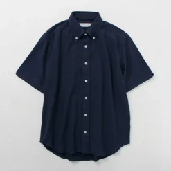 ROCOCO / Pique Short Sleeve Button Down Shirt