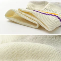 ROTOTO / All Rounder 2 Stripe Merino Crew Socks
