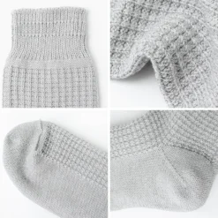 ROTOTO / Cotton Waffle Crew Socks