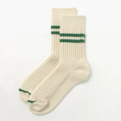 ROTOTO / Merino Lambs Wool Striped Socks