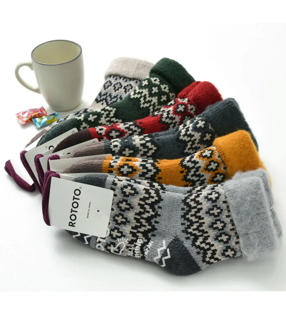ROTOTO / R1260 Comfy Room Socks NORDIC