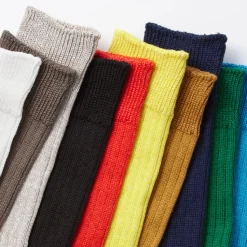 ROTOTO / R1461 linen cotton ribbed socks