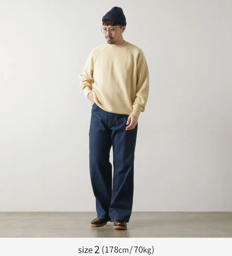 RYE TENDER / Fulton Raglan Knit Sweatshirt