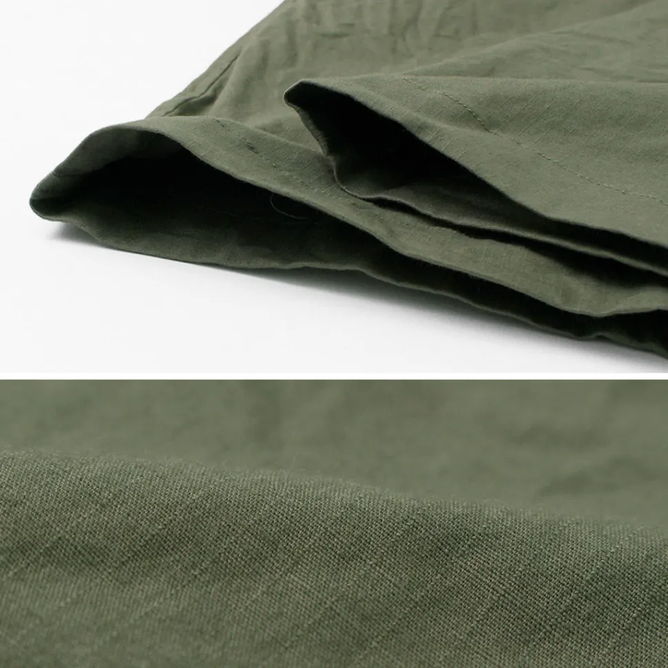 SAGE DE CRET / Ripstop stretch peg top work pants
