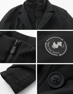 SAVE THE DUCK / Helmut Recycled Synthetic Down Chester Coat