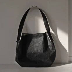 SENTI / Dyneema Leather Box Type Shoulder Bag