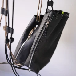 SENTI / Dyneema Leather Drawstring Bag L