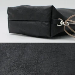 SENTI / Dyneema Leather Drawstring Bag L