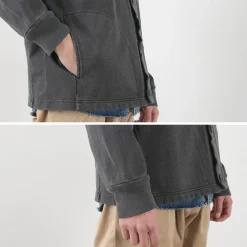 SI / Moss Stitch Pigment Cardigan