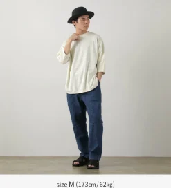 SLOW HANDS / Hemp Cotton Crew Neck T-Shirt