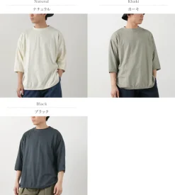 SLOW HANDS / Hemp Cotton Crew Neck T-Shirt