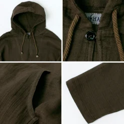 SLOW HANDS / Triple gauze Mexican parka