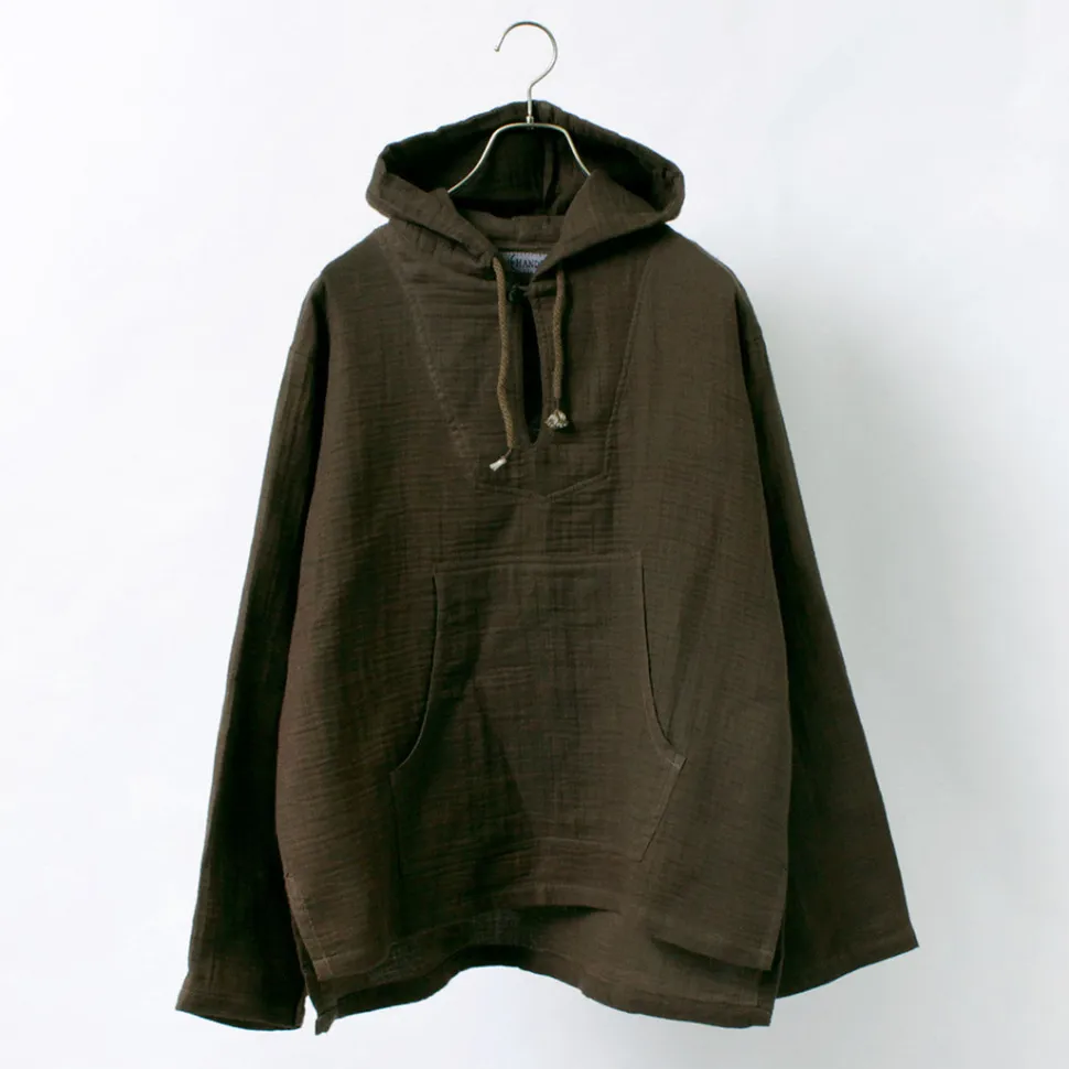 SLOW HANDS / Triple gauze Mexican parka