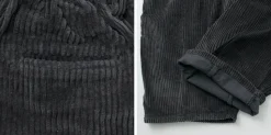 SLOW HANDS / Wide Corduroy Poofy Tuck Pants