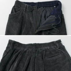 SLOW HANDS / Wide Corduroy Poofy Tuck Pants
