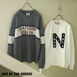 SON OF THE CHEESE / NAMIKIBASHI Crew Neck Sweatshirt