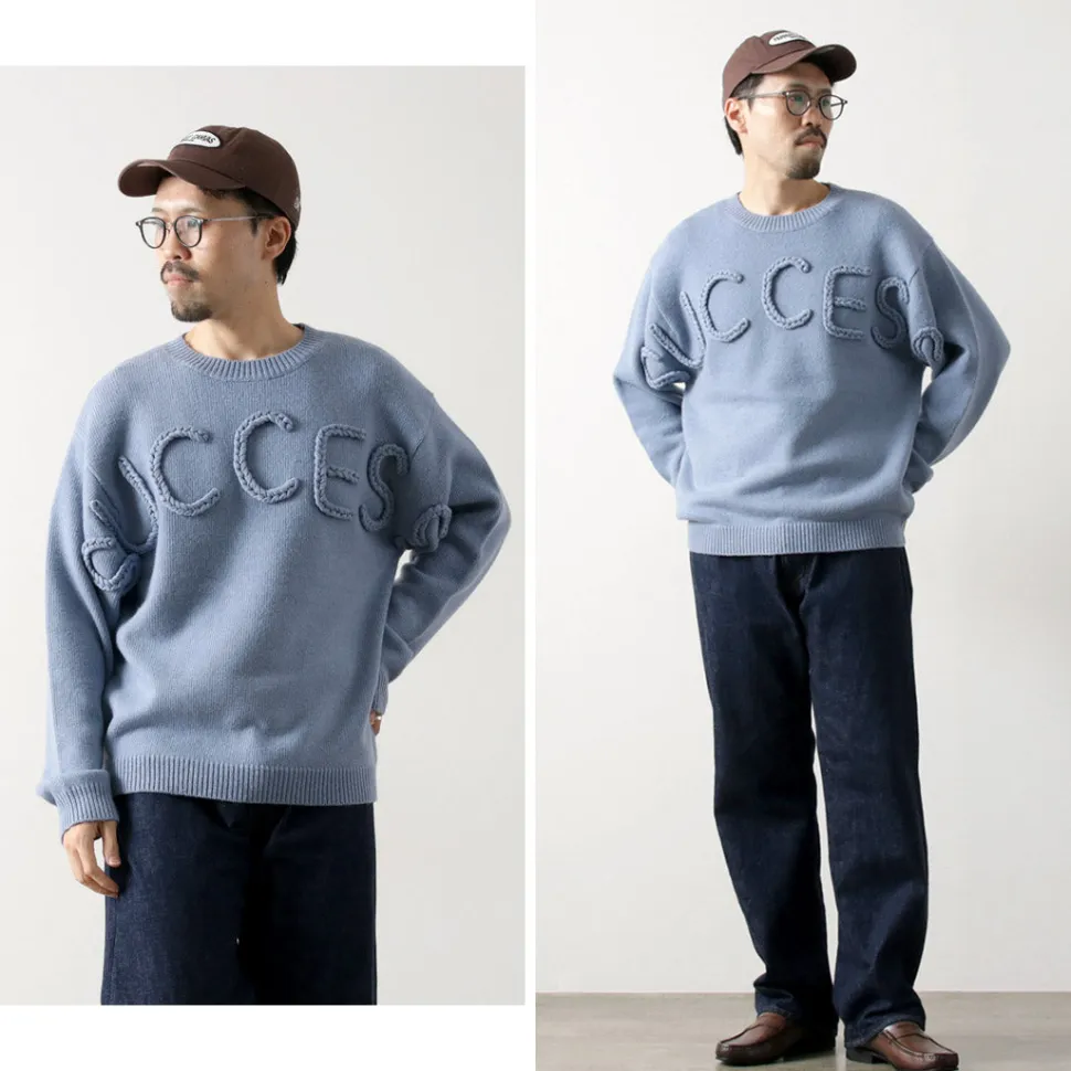 SON OF THE CHEESE / Success Crew Neck Sweater