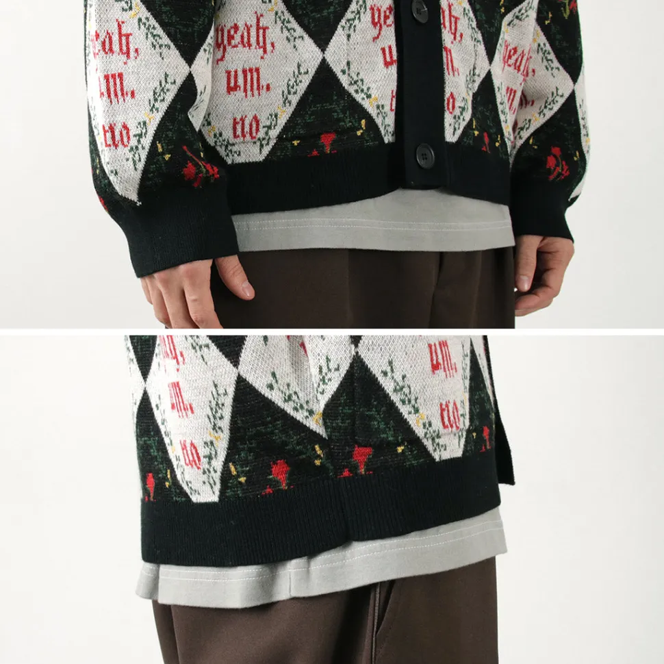 SON OF THE CHEESE / Yeah um no knit cardigan