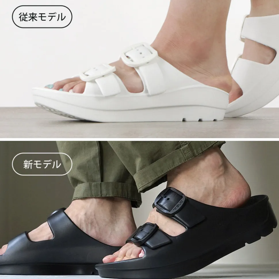 TELIC / Double Buckle 2 Recovery W Buckle Sandal