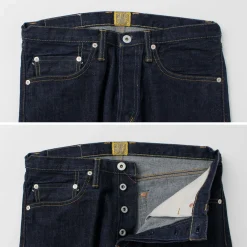THE BLUEST OVERALLS / Big Silhouette Denim Pants