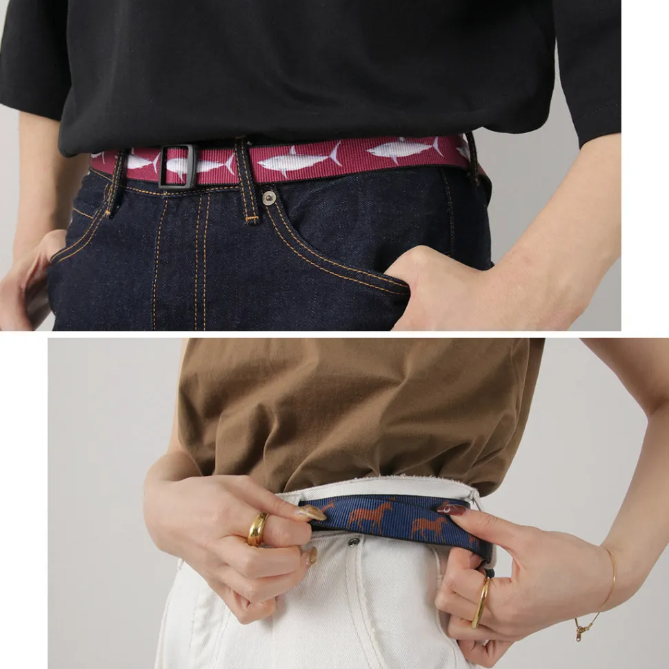 THOMAS BATES / Printed Slider Belt