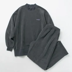 THOUSAND MILE / Knit Fleece Mock & Long Pants Setup