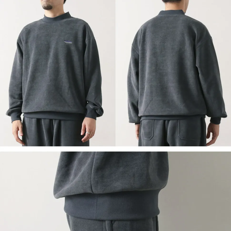 THOUSAND MILE / Knit Fleece Mock & Long Pants Setup