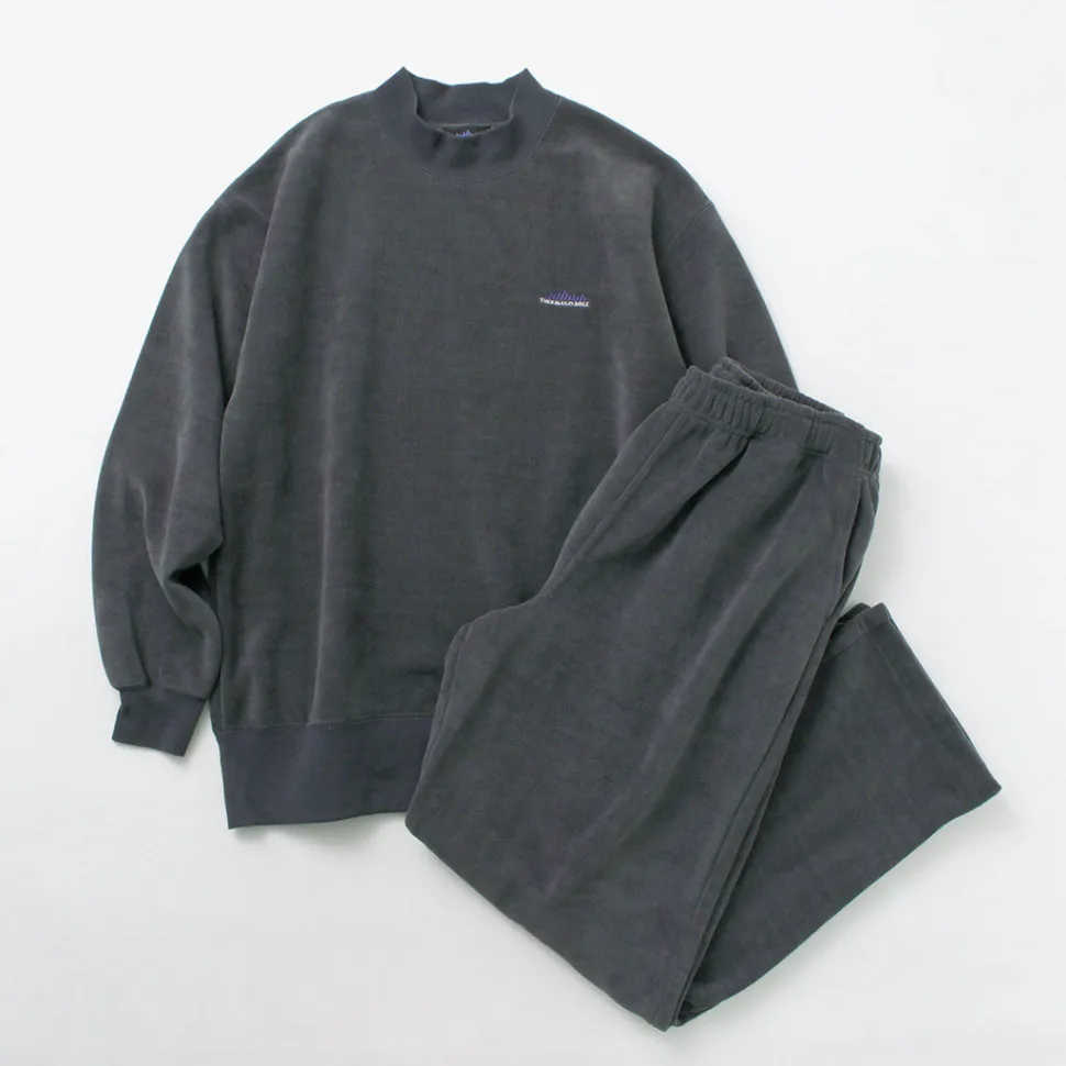 THOUSAND MILE / Knit Fleece Mock & Long Pants Setup