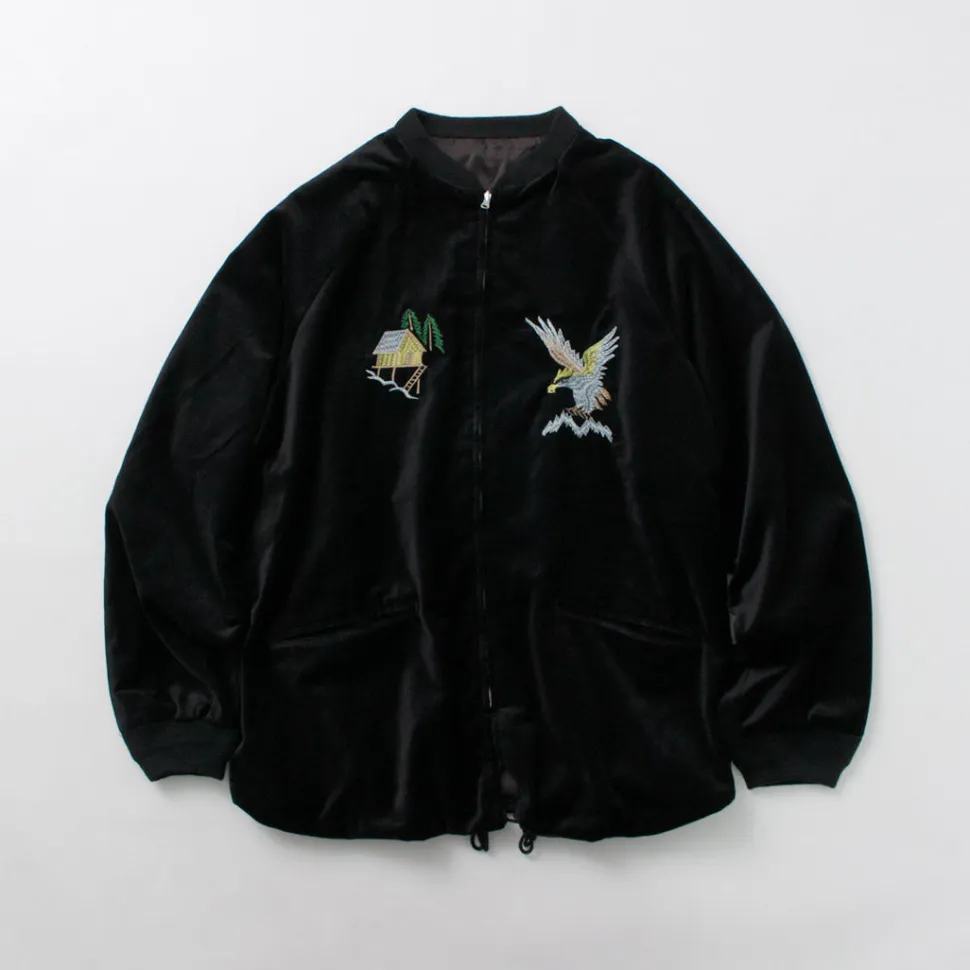 THRIFTY LOOK / Reversible Souvenir Alaska Jacket