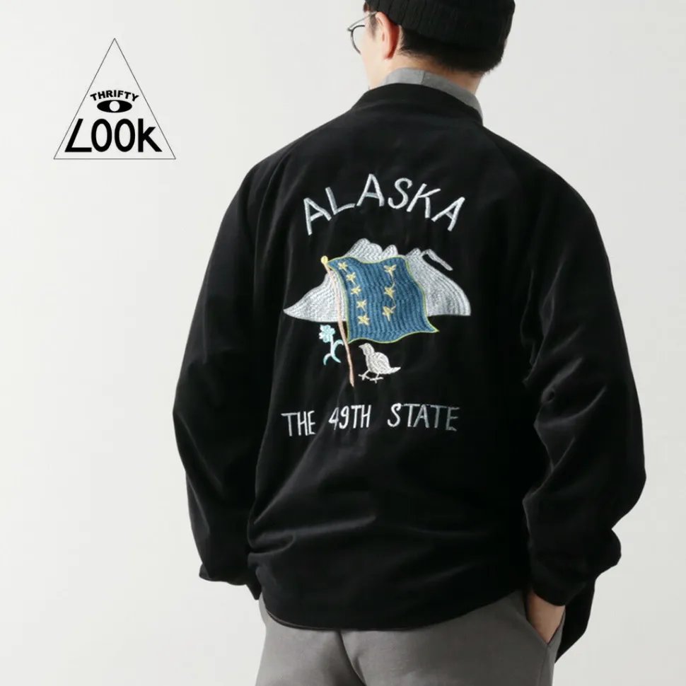 THRIFTY LOOK / Reversible Souvenir Alaska Jacket