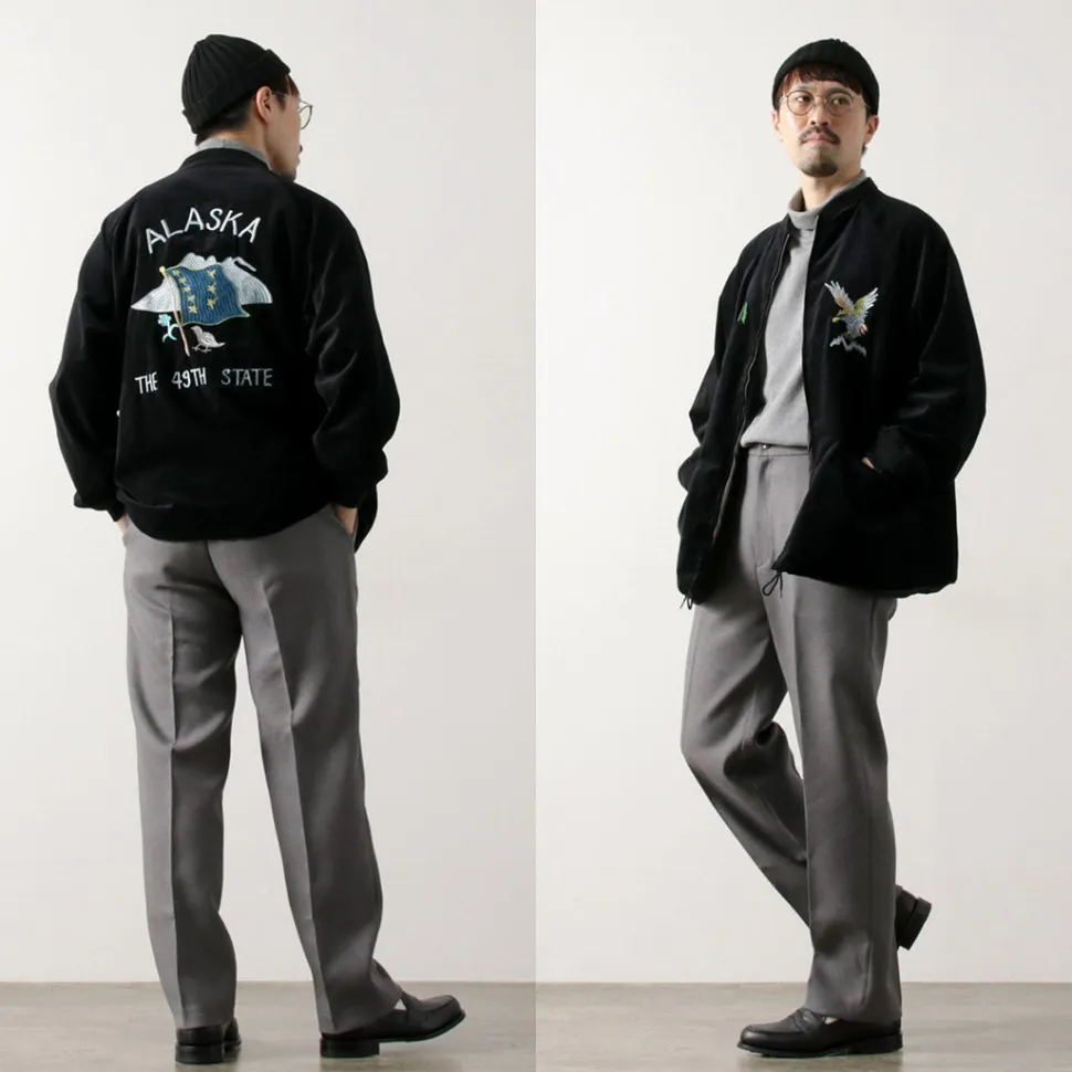THRIFTY LOOK / Reversible Souvenir Alaska Jacket