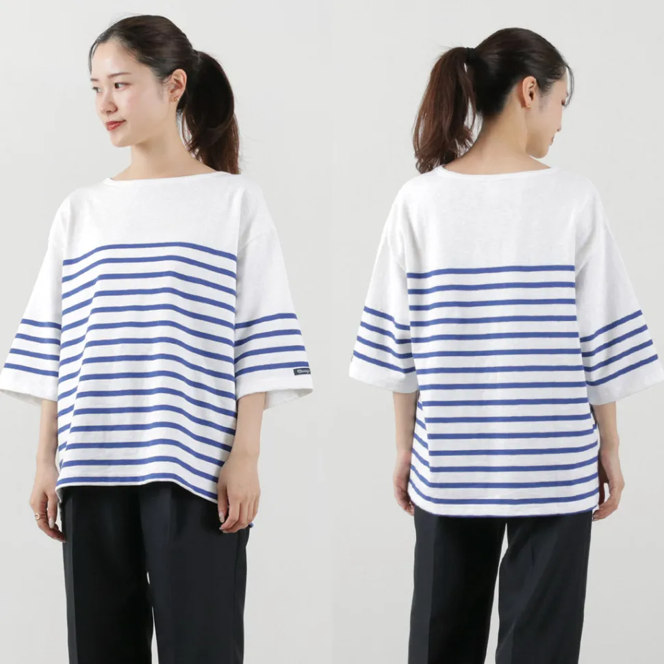 TIEASY / HDCS Big Katanuki Boat Neck T-Shirt