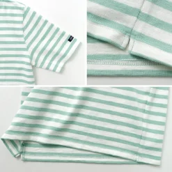 TIEASY / HDCS Boatneck Short Sleeve Striped Basque Shirt