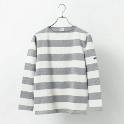 TIEASY / HDCS Boat neck wide stripe basque shirt