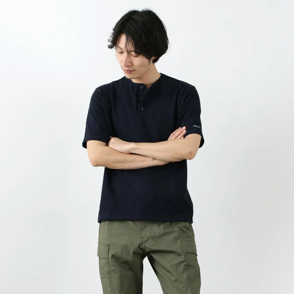 TIEASY / HDCS Henry Neck Short Sleeve T-Shirt
