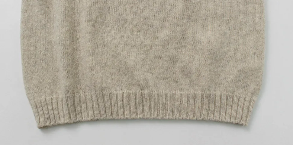 TOM SIMPSON / Crew Neck Pocket Knit Vest