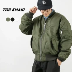 TOP KHAKI / MA-1 Nylon Flight Jacket