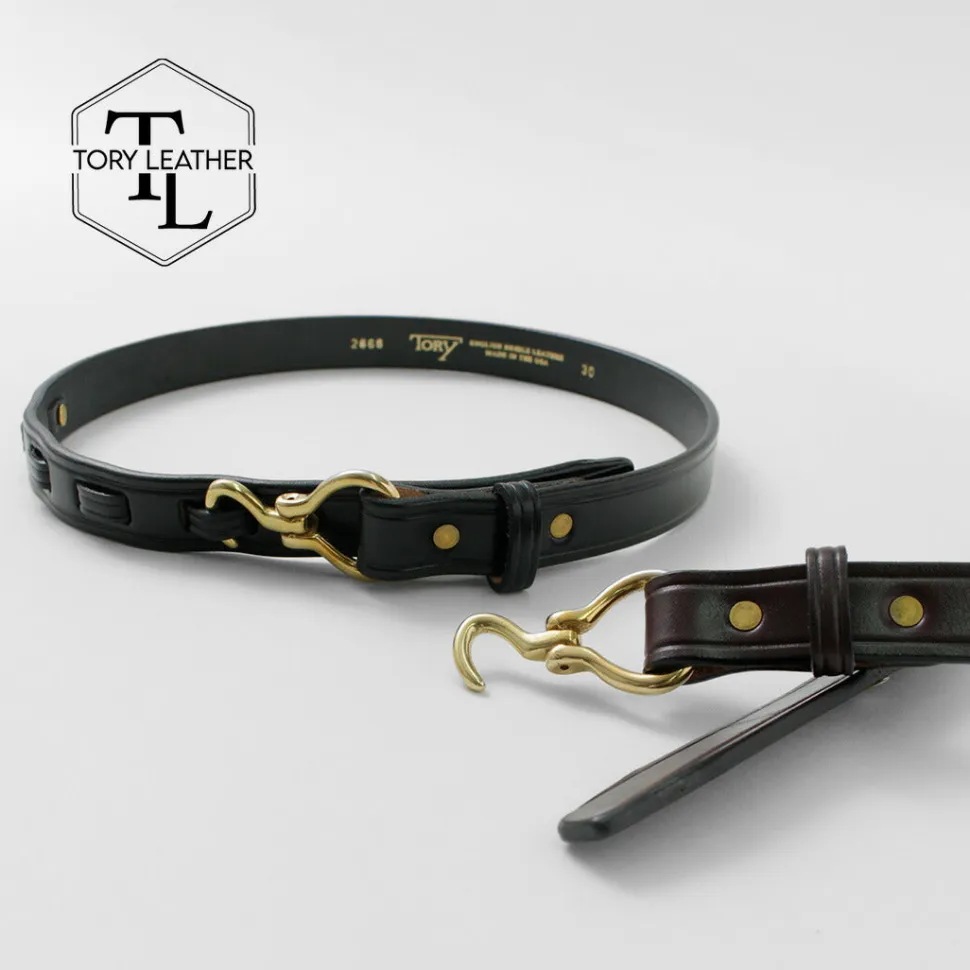 TORY LEATHER / 1-inch Bridle Leather Mini Hoof Pick Belt
