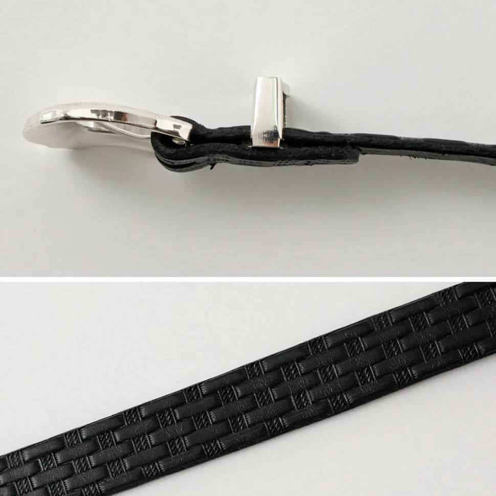 TORY LEATHER / 3/4 inch Western Belt Basket Weave