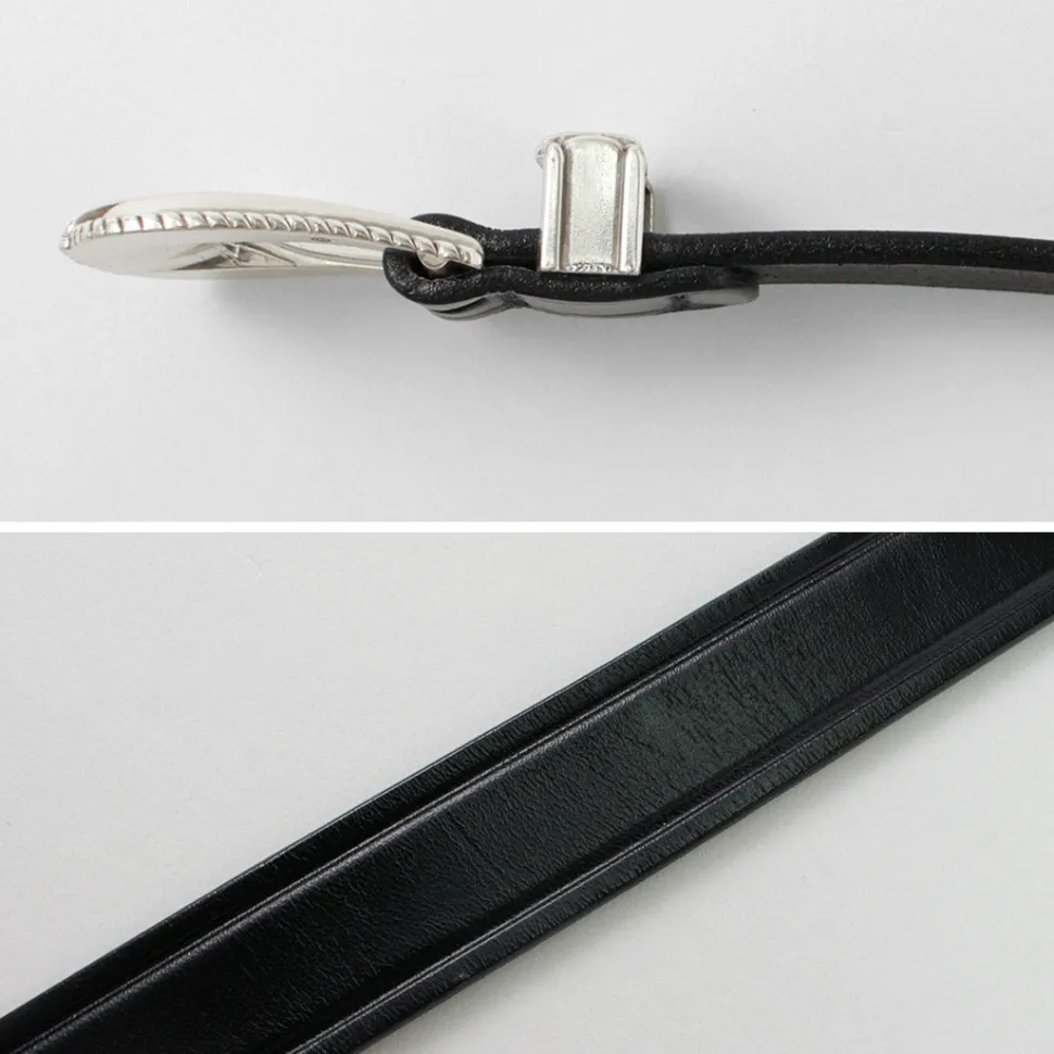 TORY LEATHER / 3 Piece Silver Buckle Belt