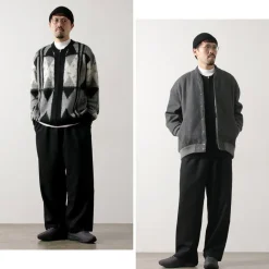 TOWN CRAFT / Vintage Jacquard Zip Cardigan