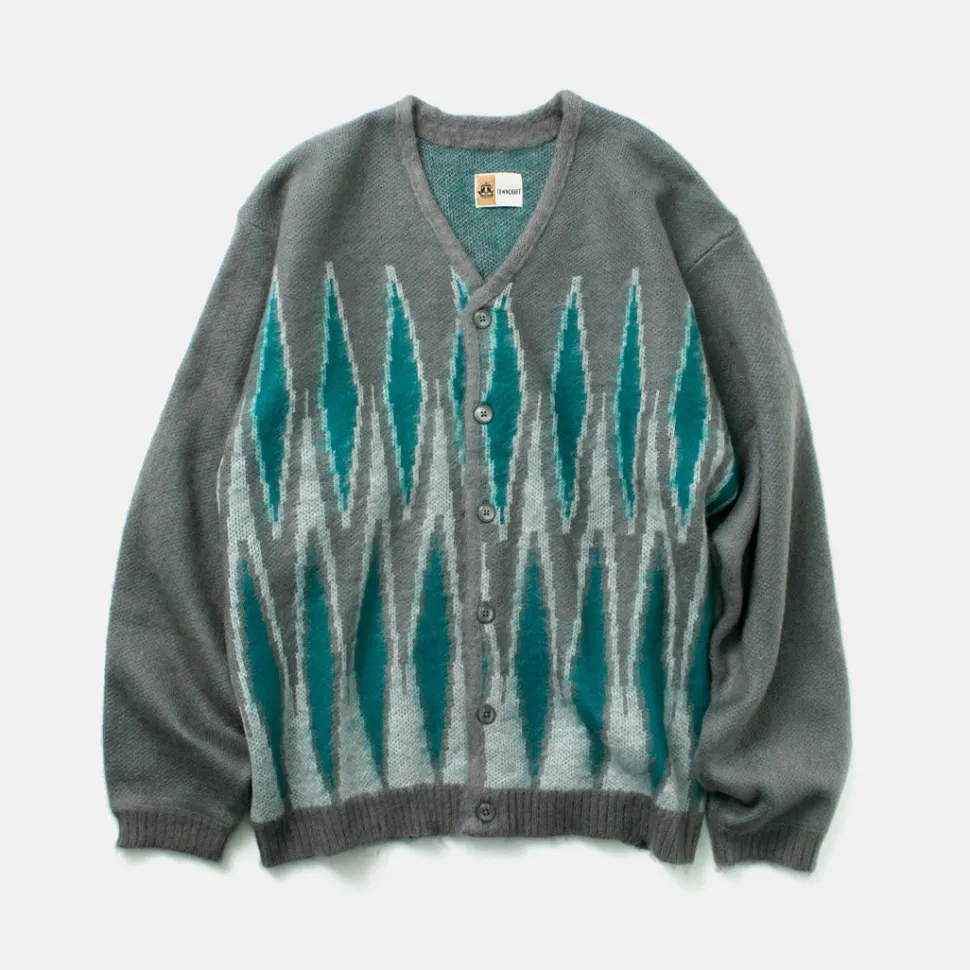 TOWN CRAFT / Vintage Pattern Shaggy Cardigan
