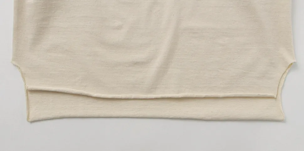 TOWN TOPIC / Ankle Henley L/S Tee