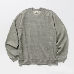 UNDYED / Waffle Sweatshirt Colored Organic Cotton