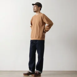UNDYED / Waffle Sweatshirt Colored Organic Cotton