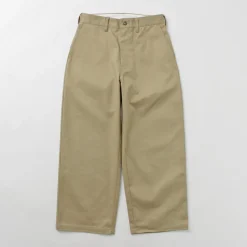 UNIVERSAL OVERALL / Heritage T/C Volume Trousers STONE CARVERE