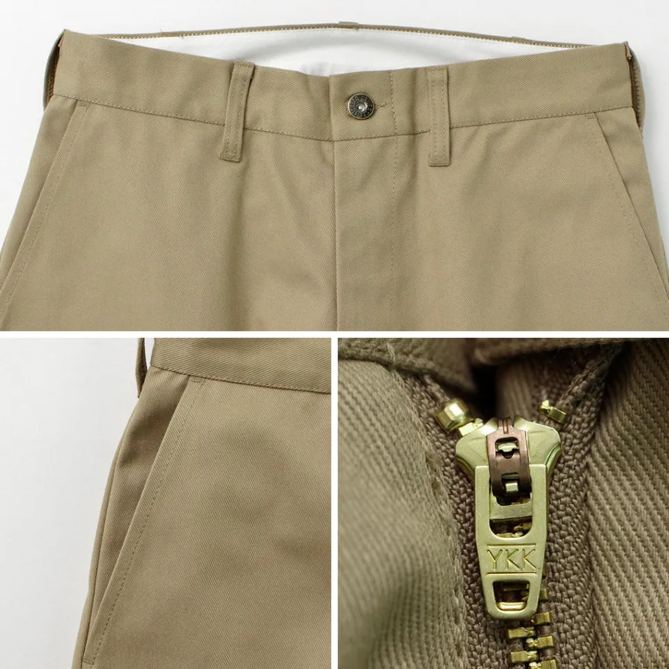 UNIVERSAL OVERALL / Heritage T/C Volume Trousers STONE CARVERE