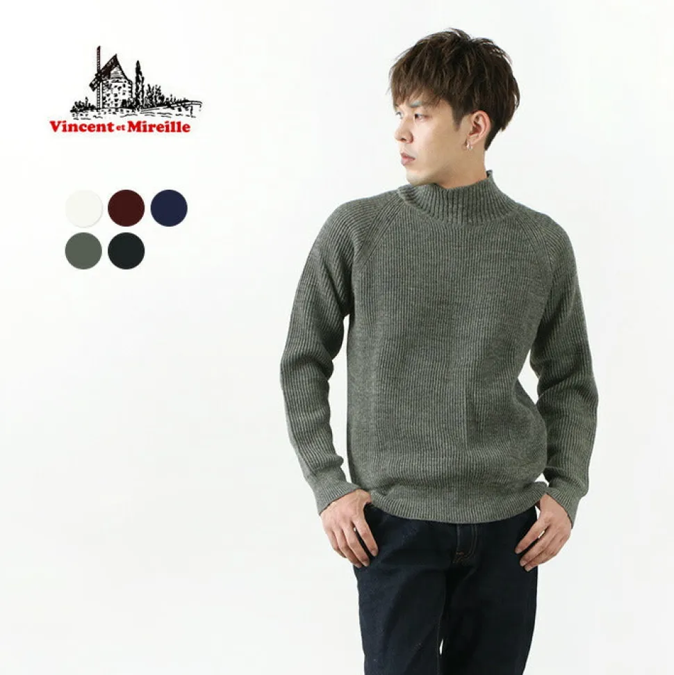 VINCENT ET MIREILLE / 8GG Baby-bed Knit High Neck Knit