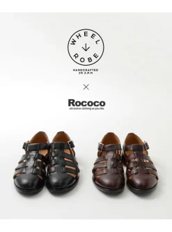 WHEELROBE / Gurkha sandal - Horween chrome-excel